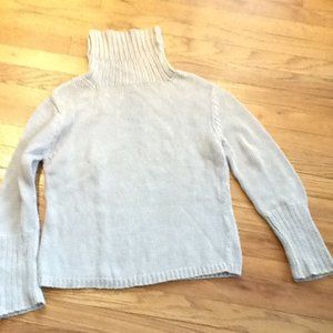 Beige Turtleneck Sweater
